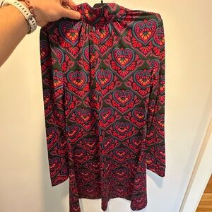 Vfish Multicolor Patterned Dress